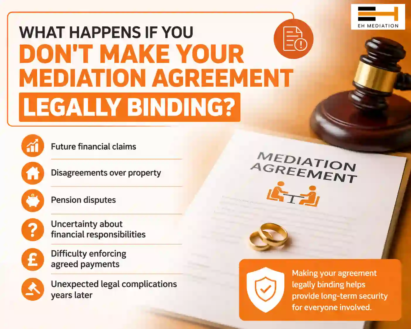 What Happens If You Don't Make Your Mediation Agreement Legally Binding Crowthorne?